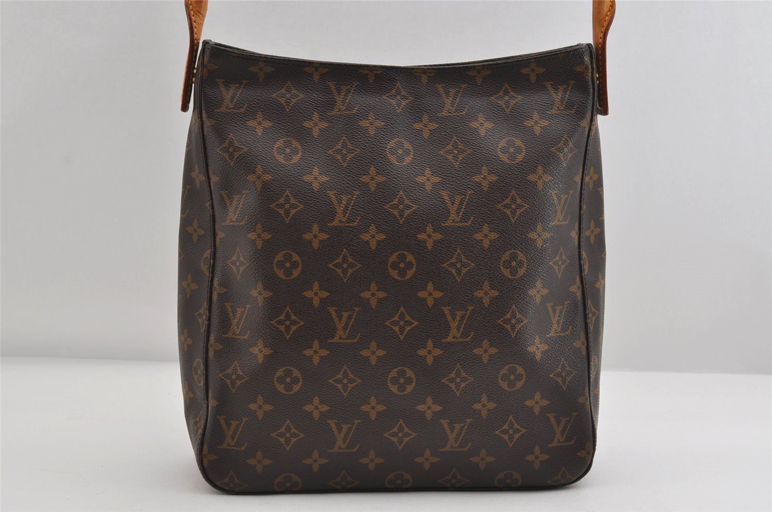 Authentic Louis Vuitton Monogram Looping GM Shoulder Bag M51145 LV 7354I