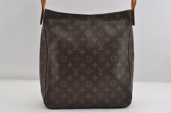 Authentic Louis Vuitton Monogram Looping GM Shoulder Bag M51145 LV 7354I