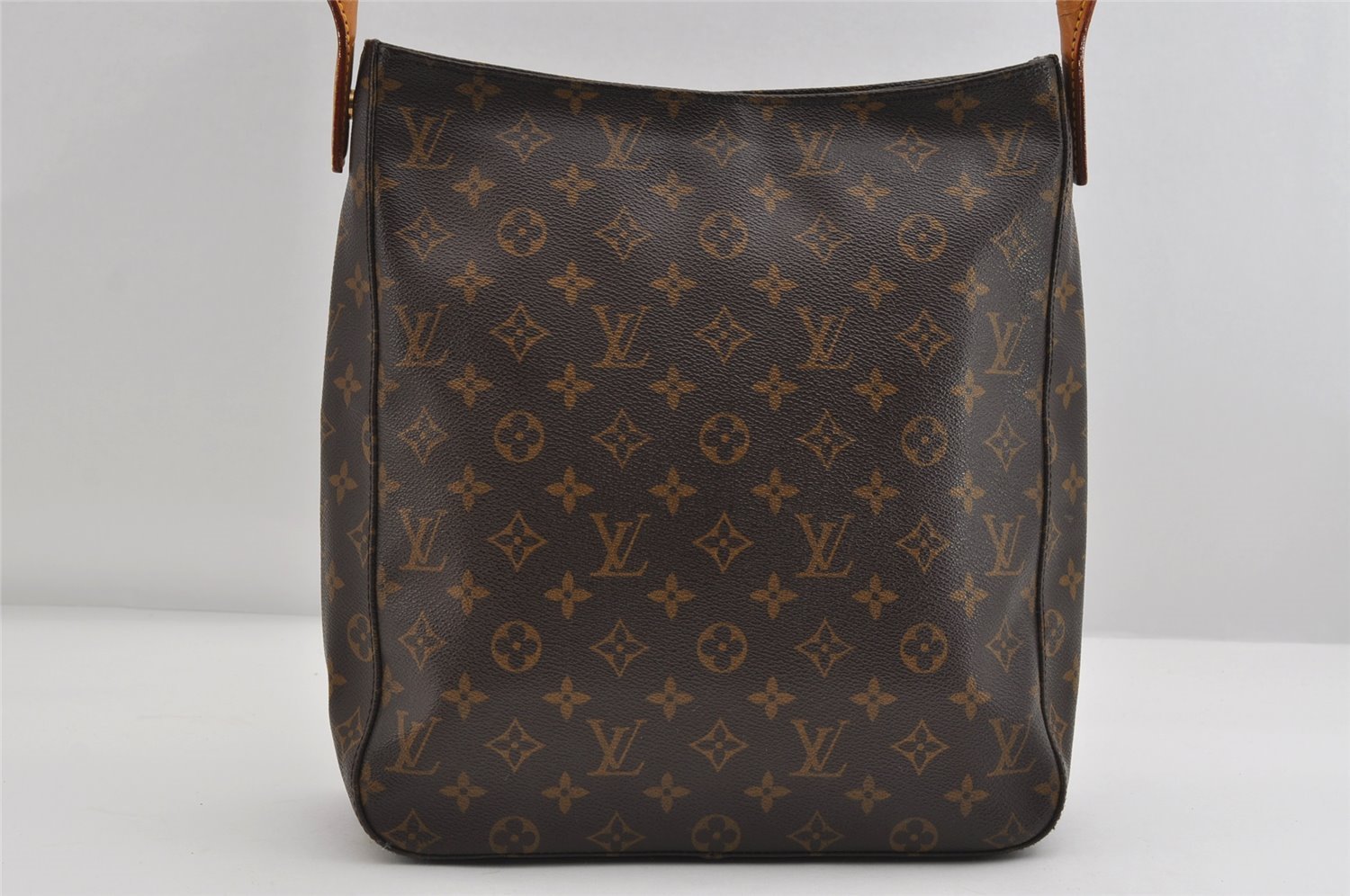 Authentic Louis Vuitton Monogram Looping GM Shoulder Bag M51145 LV 7354I