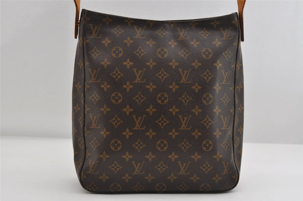 Authentic Louis Vuitton Monogram Looping GM Shoulder Bag M51145 LV 7354I