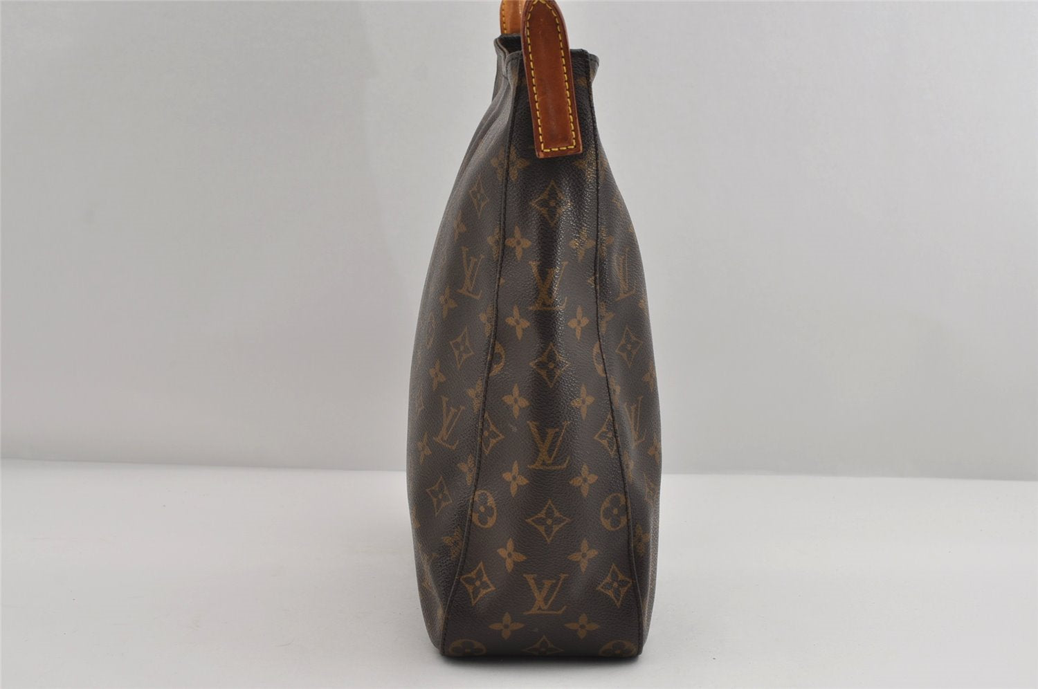 Authentic Louis Vuitton Monogram Looping GM Shoulder Bag M51145 LV 7354I