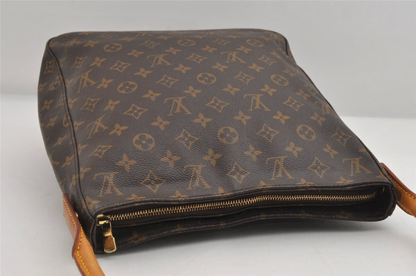Authentic Louis Vuitton Monogram Looping GM Shoulder Bag M51145 LV 7354I