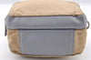 Authentic PRADA Nylon Tessuto Leather Shoulder Hand Bag Purse Beige 7355I