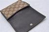 Authentic GUCCI Bifold Wallet Purse GG Canvas Leather 181596 Brown 7356D