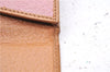 Authentic GUCCI Bifold Wallet Purse GG Canvas Leather 112664 Pink 7358D