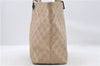 Authentic GUCCI Shoulder Tote Bag GG Canvas Leather Beige 7359C