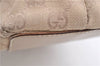 Authentic GUCCI Shoulder Tote Bag GG Canvas Leather Beige 7359C