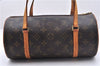 Authentic Louis Vuitton Monogram Papillon 28 Hand Bag LV 7362E