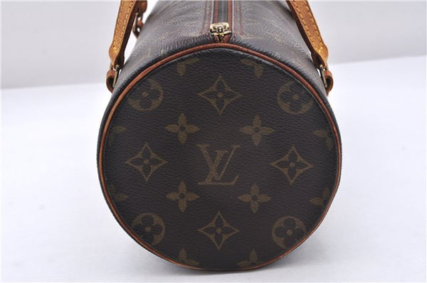 Authentic Louis Vuitton Monogram Papillon 28 Hand Bag LV 7362E