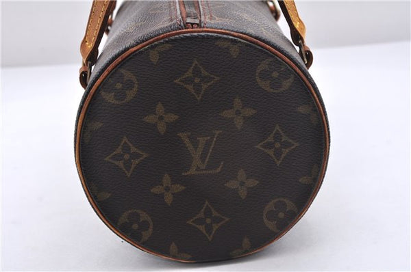 Authentic Louis Vuitton Monogram Papillon 28 Hand Bag LV 7362E