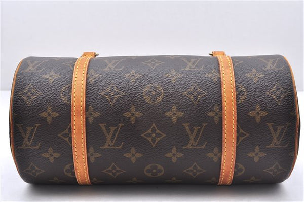 Authentic Louis Vuitton Monogram Papillon 28 Hand Bag LV 7362E