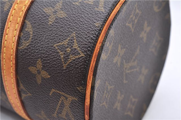 Authentic Louis Vuitton Monogram Papillon 28 Hand Bag LV 7362E