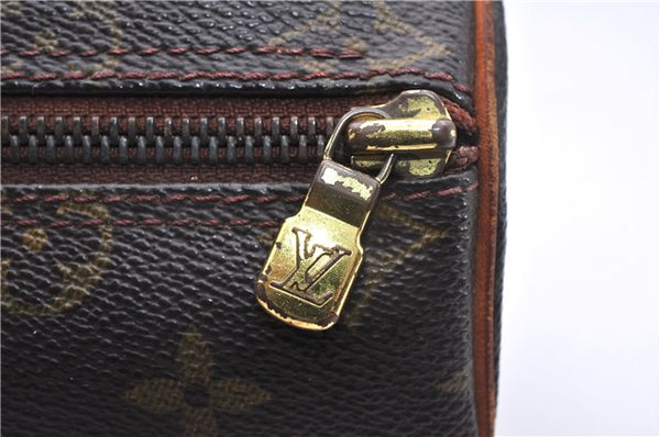 Authentic Louis Vuitton Monogram Papillon 28 Hand Bag LV 7362E