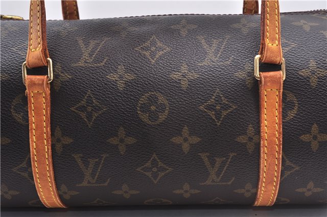 Authentic Louis Vuitton Monogram Papillon 28 Hand Bag LV 7362E