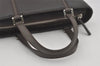 Authentic BURBERRY Vintage Leather Hand Bag Purse Brown 7362I