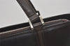 Authentic BURBERRY Vintage Leather Hand Bag Purse Brown 7362I