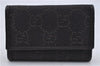 Authentic GUCCI 6 Key Case Holder GG Canvas Leather 150402 Brown 7363D