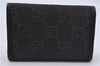 Authentic GUCCI 6 Key Case Holder GG Canvas Leather 150402 Brown 7363D