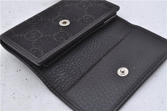 Authentic GUCCI 6 Key Case Holder GG Canvas Leather 150402 Brown 7363D