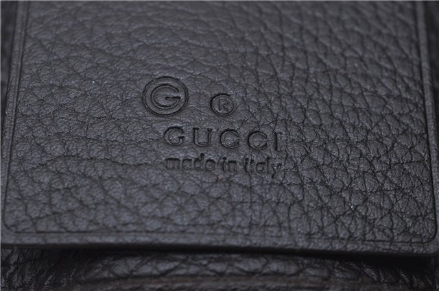 Authentic GUCCI 6 Key Case Holder GG Canvas Leather 150402 Brown 7363D