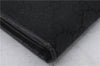 Authentic GUCCI Long Wallet Purse GG Canvas Leather 106650 Black 7367D