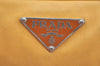 Authentic PRADA Nappa Hydre Leather Shoulder Hand Bag BR0962 Yellow 7368F