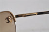 Authentic CHANEL Sunglasses CoCo Mark Titanium Plastic 4099 Brown 7370D