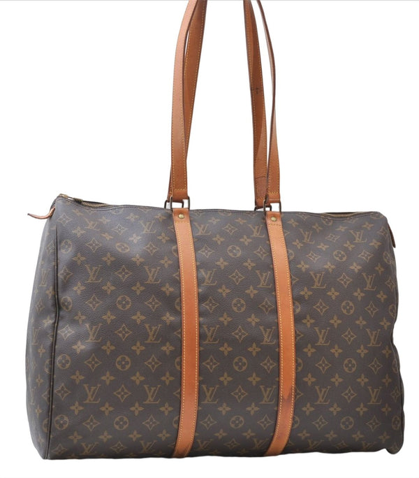Authentic Louis Vuitton Monogram Flanerie 50 Shoulder Boston Bag M51116 LV 7372E