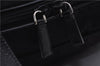 Authentic PRADA Nylon Leather 2Way Hand Shoulder Business Bag Black 7373C