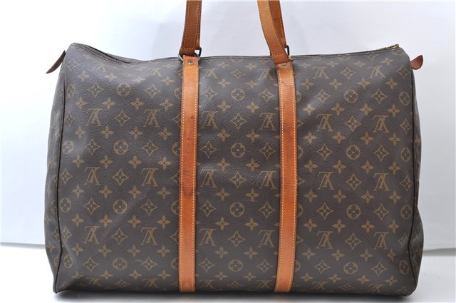 Authentic Louis Vuitton Monogram Flanerie 50 Shoulder Boston Bag M51116 LV 7373E