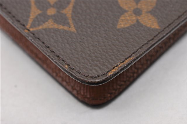 Authentic Louis Vuitton Monogram Agenda MM Notebook Cover R20004 LV 7374F