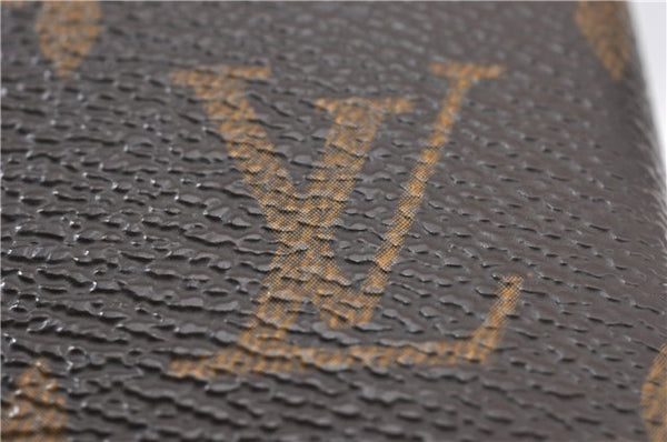 Authentic Louis Vuitton Monogram Agenda MM Notebook Cover R20004 LV 7374F
