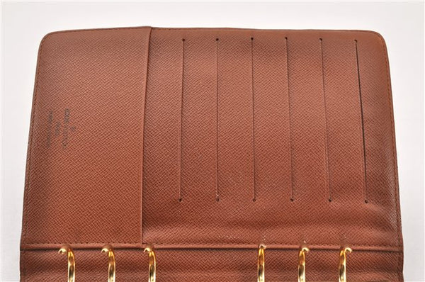 Authentic Louis Vuitton Monogram Agenda MM Notebook Cover R20004 LV 7374F