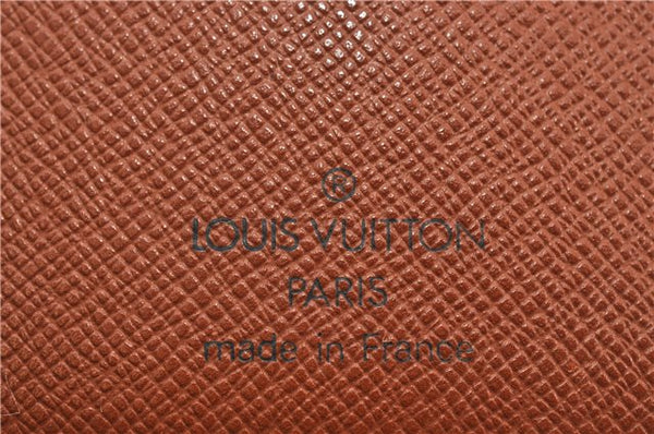 Authentic Louis Vuitton Monogram Agenda MM Notebook Cover R20004 LV 7374F