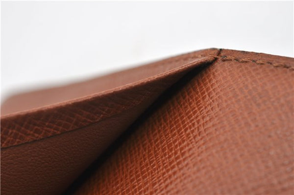 Authentic Louis Vuitton Monogram Agenda MM Notebook Cover R20004 LV 7374F