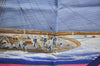 Authentic HERMES Carre 90 Scarf "RAFALES" Silk Navy 7375G