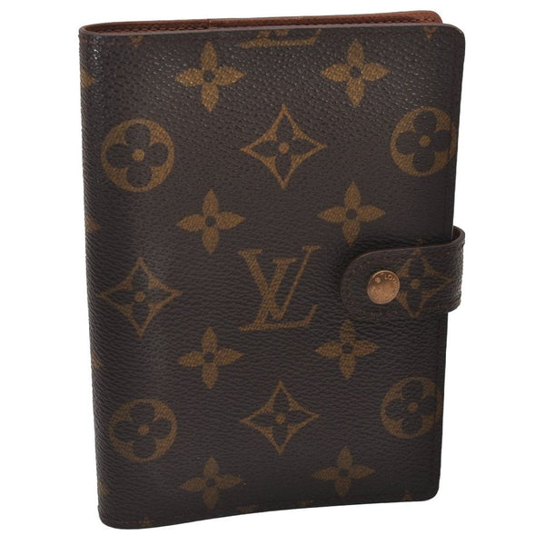 Authentic Louis Vuitton Monogram Agenda PM Notebook Cover R20005 LV 7375I