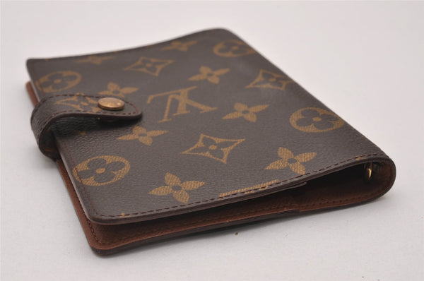 Authentic Louis Vuitton Monogram Agenda PM Notebook Cover R20005 LV 7375I