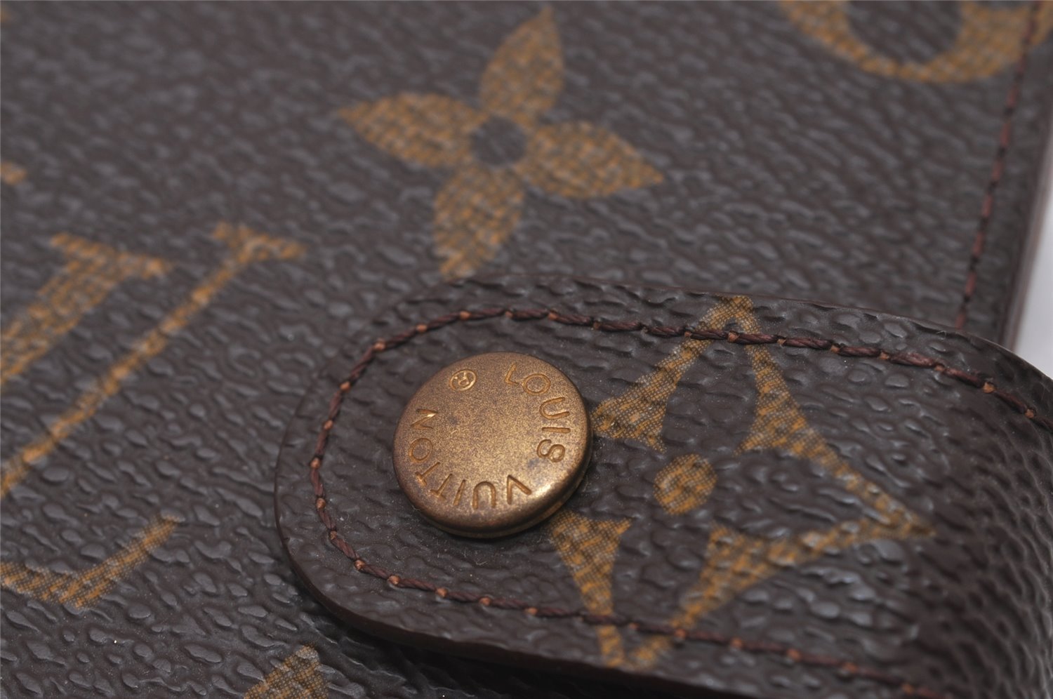 Authentic Louis Vuitton Monogram Agenda PM Notebook Cover R20005 LV 7375I