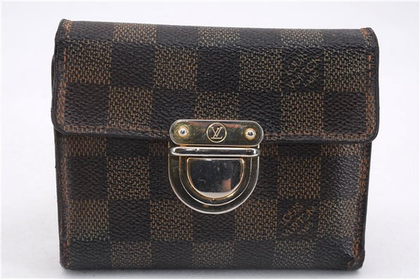 Authentic Louis Vuitton Damier Portefeuille Koala Trifold Wallet N60005 LV 7376D