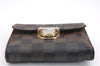 Authentic Louis Vuitton Damier Portefeuille Koala Trifold Wallet N60005 LV 7376D