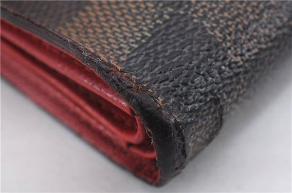Authentic Louis Vuitton Damier Portefeuille Koala Trifold Wallet N60005 LV 7376D