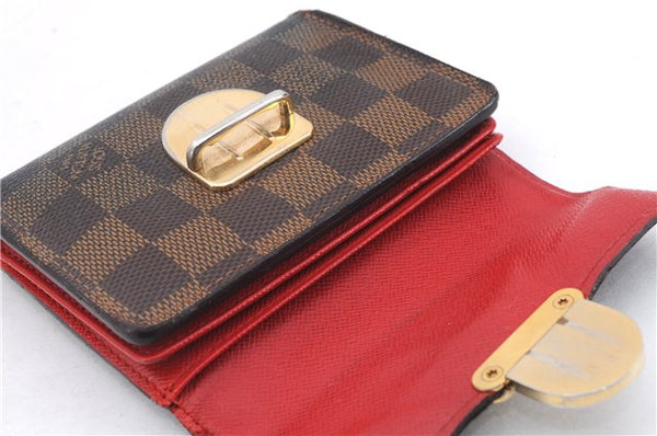 Authentic Louis Vuitton Damier Portefeuille Koala Trifold Wallet N60005 LV 7376D