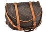 Authentic Louis Vuitton Monogram Saumur 43 Shoulder Cross Bag M42252 LV 7377F