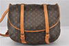 Authentic Louis Vuitton Monogram Saumur 43 Shoulder Cross Bag M42252 LV 7377F