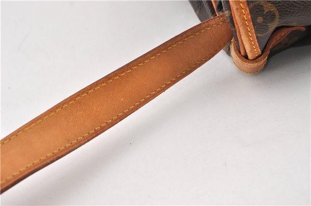 Authentic Louis Vuitton Monogram Saumur 43 Shoulder Cross Bag M42252 LV 7377F