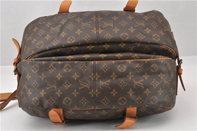 Authentic Louis Vuitton Monogram Saumur 43 Shoulder Cross Bag M42252 LV 7377F
