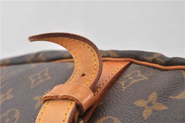 Authentic Louis Vuitton Monogram Saumur 43 Shoulder Cross Bag M42252 LV 7377F