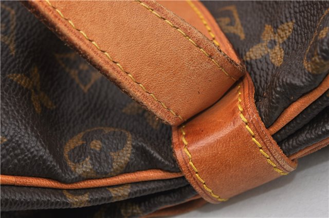 Authentic Louis Vuitton Monogram Saumur 43 Shoulder Cross Bag M42252 LV 7377F