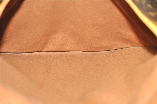 Authentic Louis Vuitton Monogram Saumur 43 Shoulder Cross Bag M42252 LV 7377F